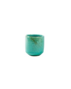 3" Lavina Mosaic Green Ceramic Pot