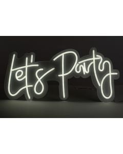 "Let's Party"  Neon Light LED Sign