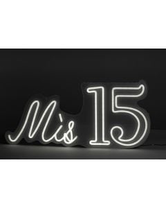 "Mis 15"  Neon Light LED Sign