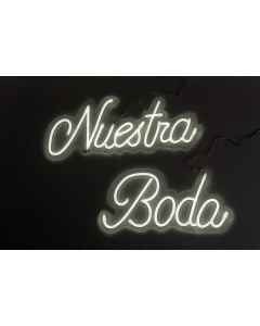 "Nuestra Boda" Neon Light LED Sign
