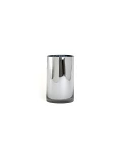 Mirrored Glass Cylinder Vase 8 x 4.75 