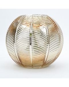 Reflective Glass Deco Ball Vase 