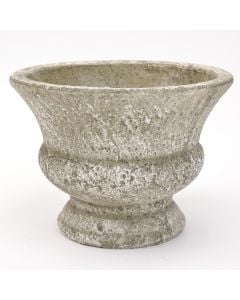 Weathered Clay Pedestal Planter