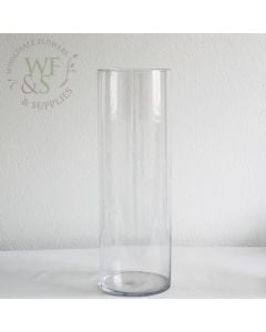 Glass Cylinder Vase 24" x 7.5"