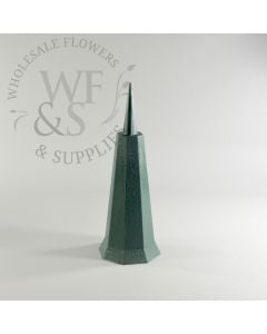 Green Floral Cemetary Cone - Grave Spike