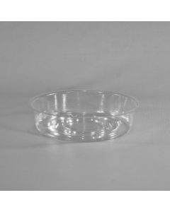 Fifty 6'' Saucers, Clear Plastic Vase Liners