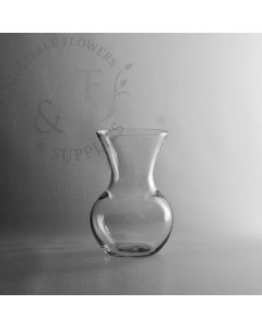 7" Glass Rose Vase