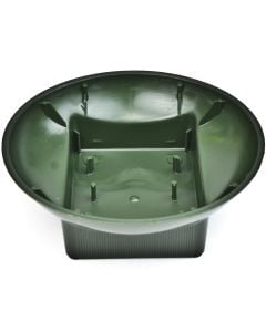 Green Plastic Single Floral Supply Bowl