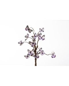 23" Purple Butterfly Branch Pick