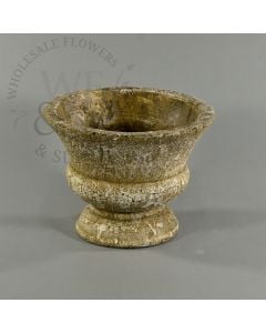 6" Tall Weathered Clay Pot