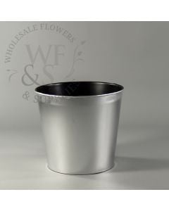 Silver Recycled Plastic Pot
