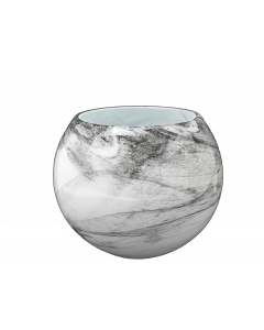 Marble finish bubble bowl