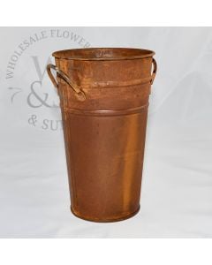 Antique Rusty Tin French Buckets 2