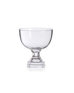 8 1/4"  Pedestal Glass Bowl Vase