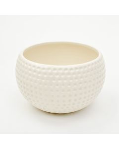 Golf Ball Round Ceramic Vase 