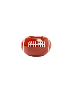 4" Football Ceramic Vase