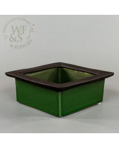 Green and Brown Square Stacking Ceramic Containers 9