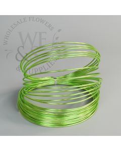 Aluminum Deco Wire apple Green