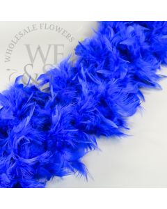 Feather Boa in Dark Blue 