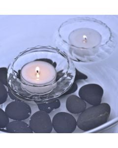 Floating Glass Tealight Votive Candle Holder