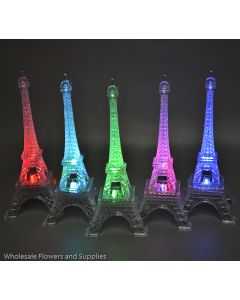 LED Color Changing Eiffel Tower different colors