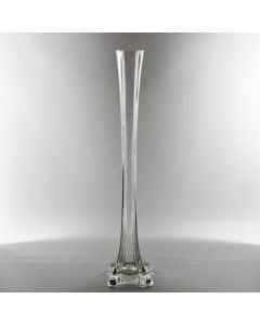Eiffel Tower Glass Vase 16-inch Clear