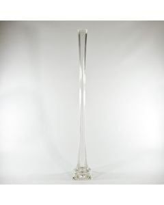 Eiffel Tower Vase 28-inch tall Clear Glass 