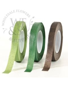 2 Rolls of Parafilm Waterproof Plastic Florist Stem Tape - Green