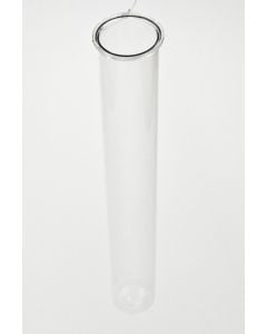 8 Inch Clear hanging tube 