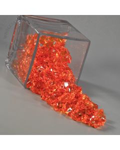 Acrylic Ice Crystals Orange