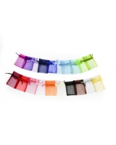 100% Polyester Organza Pouch Bags assorted colors 2