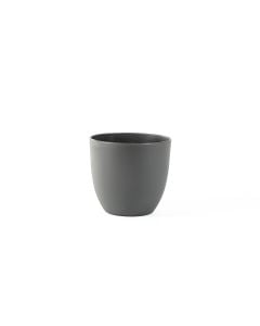 7" Gray Plastic Pot