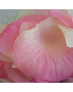 Light Pink Silk Rose Petals