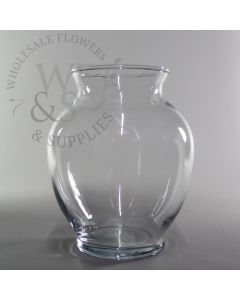 Glass Ginger Vase 6¼" tall