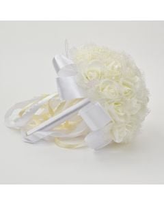 Wedding White Rose Bouquet 