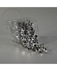 Acrylic Ice Crystals Solid Silver
