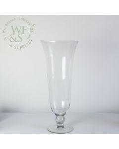 Glass Trumpet Vase 24" 