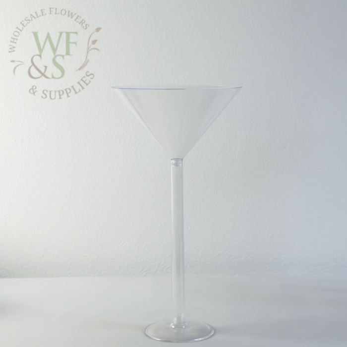 18 Martini Vase - Plastic - Wholesale Flowers and Supplies
