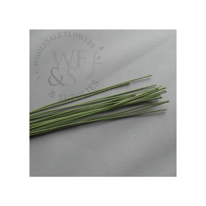Florist's Green Cloth Stem Wire, Low Cost on Florist Supplies