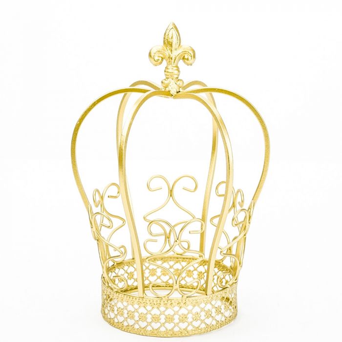 Crown Centerpiece Decoration Gold