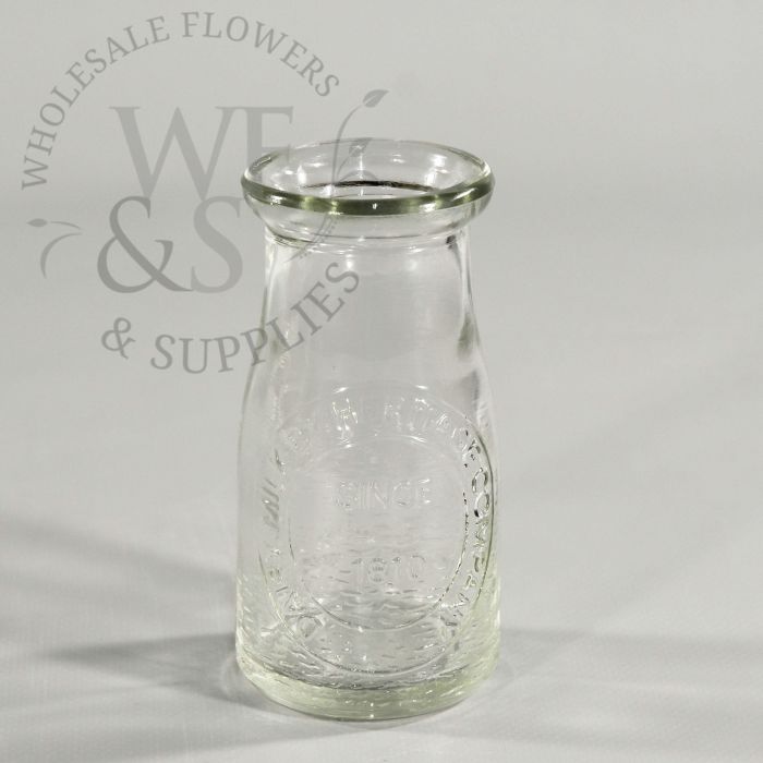 4.5 Mini Milk Glass Bottles for flowers - Wholesale Flowers and Supplies