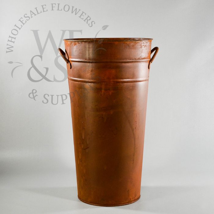 Metal French Flower Market 17 Bucket with Handles