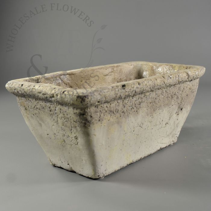 Rustic Concrete Planters Wholesale Discount Prices in a Variety of and Shapes! - Wholesale Flowers and Supplies