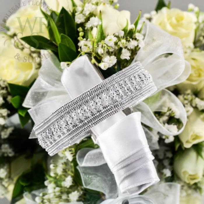Pearls Corsage Wristlet Stretch Band Wedding Prom Hand Wrist Favors Lark0907 