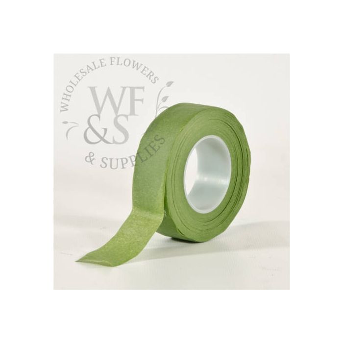 2PCS 30M Self-adhesive Green Paper Tape Floral Stem for Garland