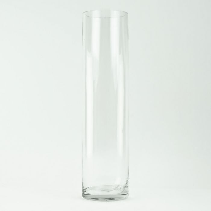 7" x 16" Cylinder Glass Vase Clear 1 Piece Mega Vases 