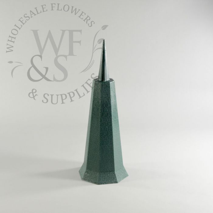 Green Floral Cemetary Cones Grave Spike Floral Container Wholesale Flowers And Supplies