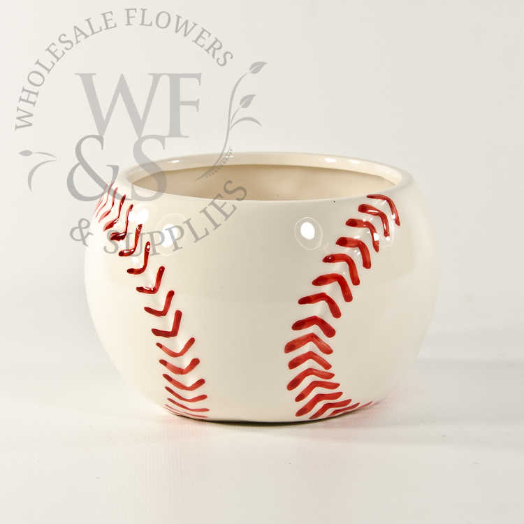 Ceramic Baseball Vase