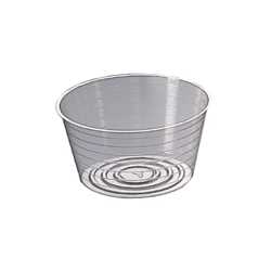 Clear plastic vase liners
