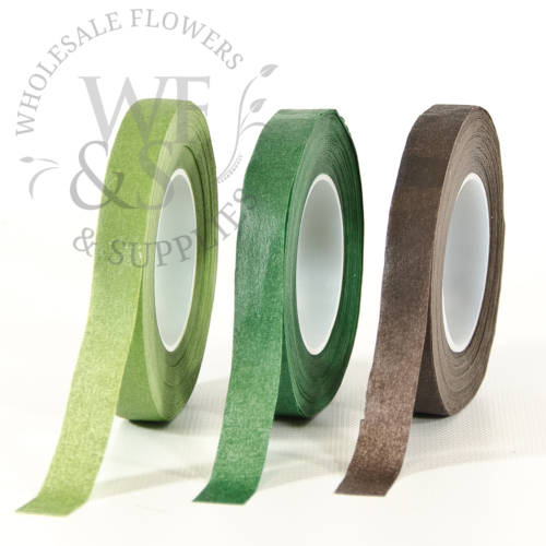 Kit Création Florale DIY : 200 Tiges Fil Vert + 3 Rubans Fleuriste + Fil De Fer - 30 Cm, Pour Bouquets Et Décorations